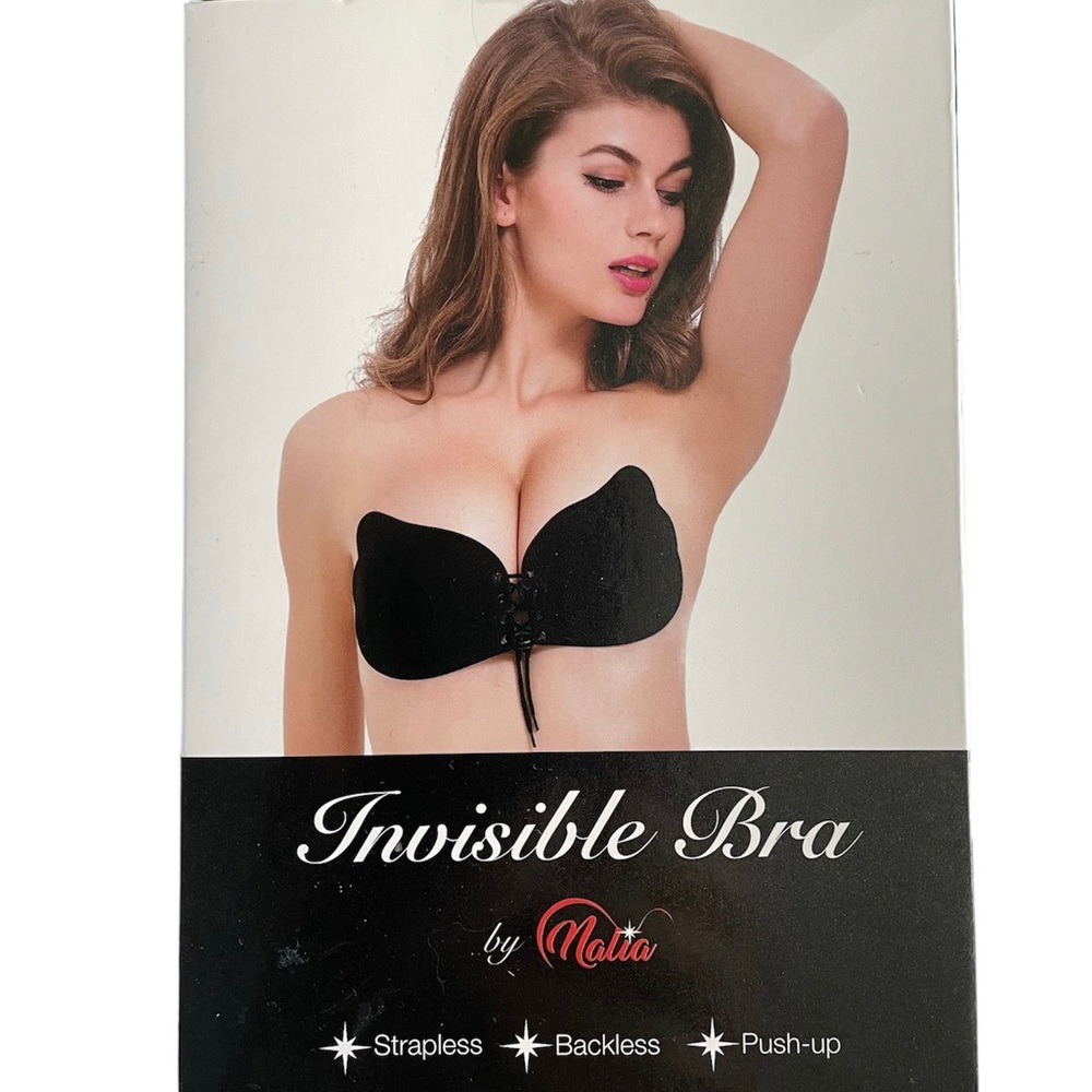 🆕 NALIA | Strapless Backless Invisible Push-up Silicone Bra (C cup)